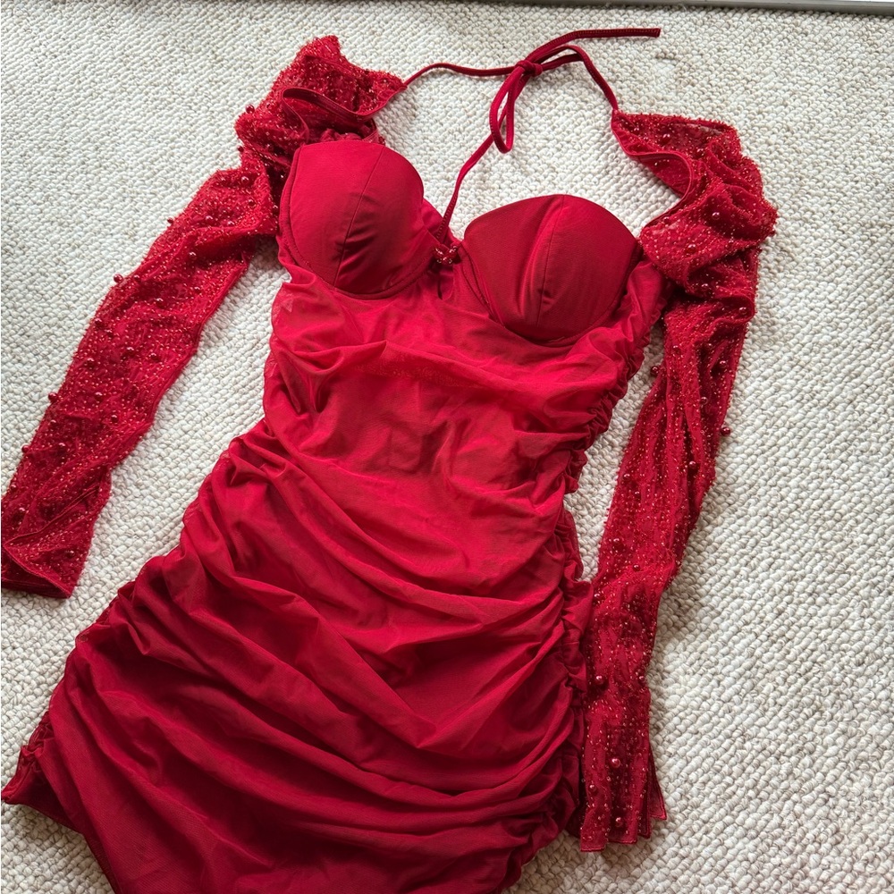 Oh Polly St Germain Red Dress